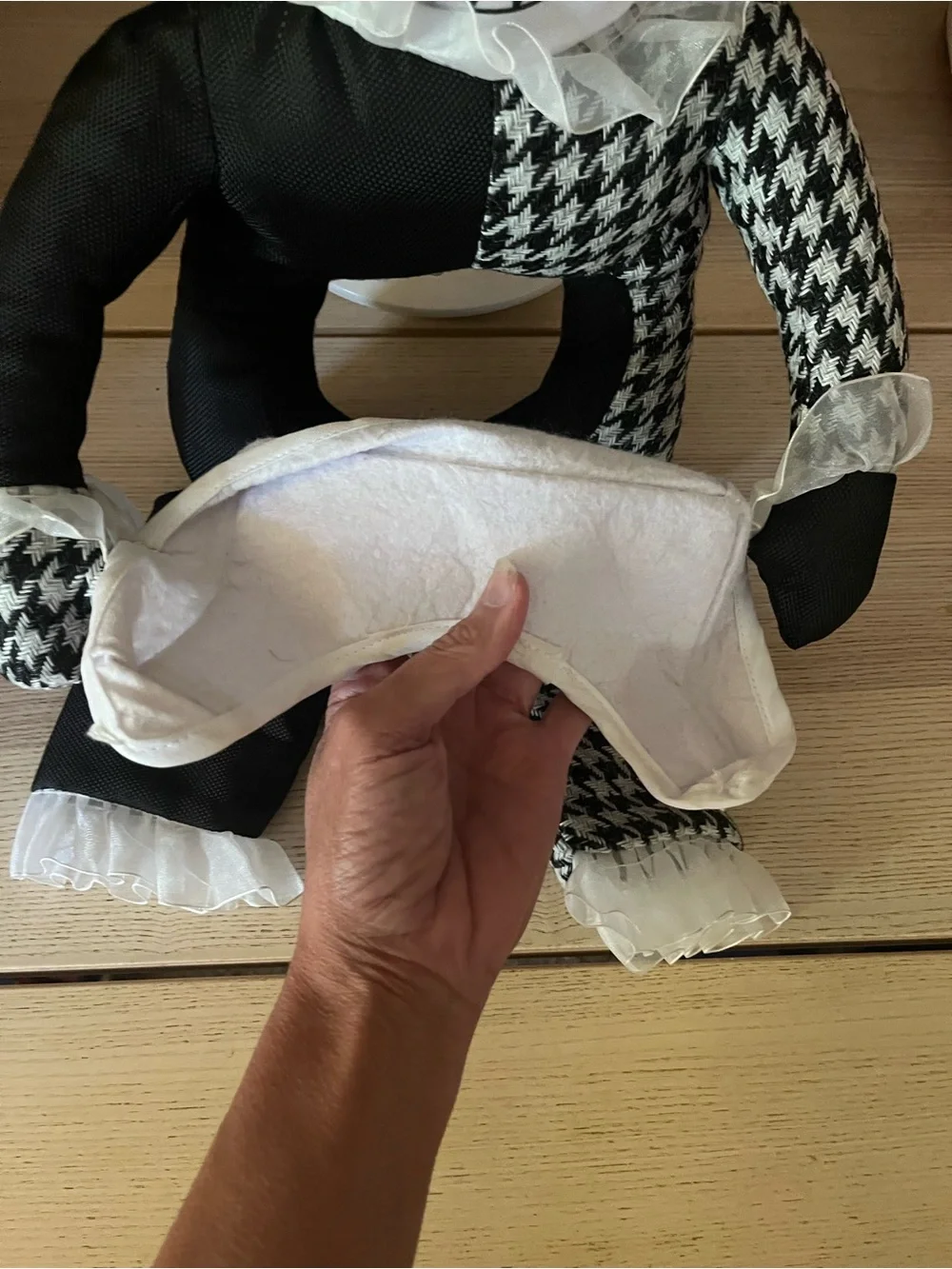Viral Halloween Clown Dog Headless Tray Costume